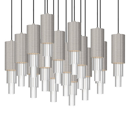 Bordeaux Square LED Multi Light Pendant