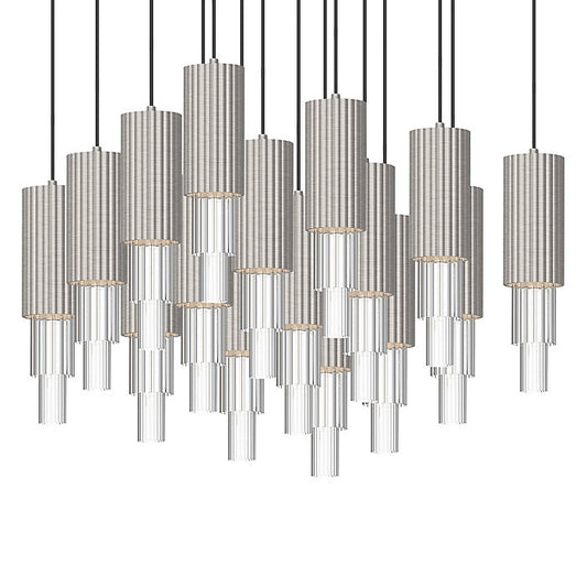 Bordeaux Square LED Multi Light Pendant