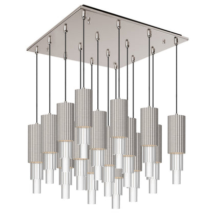 Bordeaux Square LED Multi Light Pendant