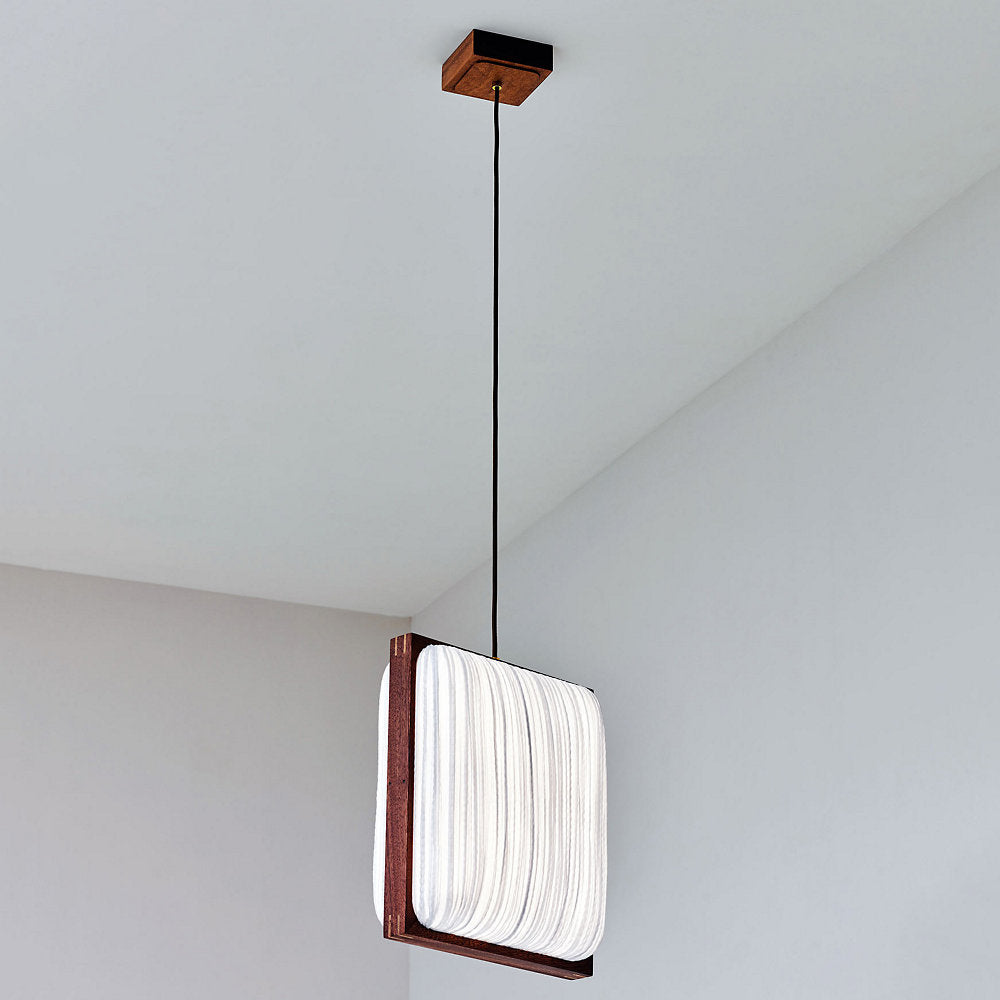 Simon Says Yes with Mahogany LED Pendant Light