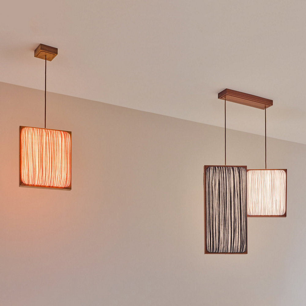 Simon Says Yes with Mahogany LED Pendant Light