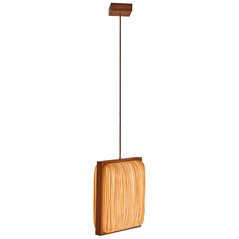 Simon Says Yes with Mahogany LED Pendant Light