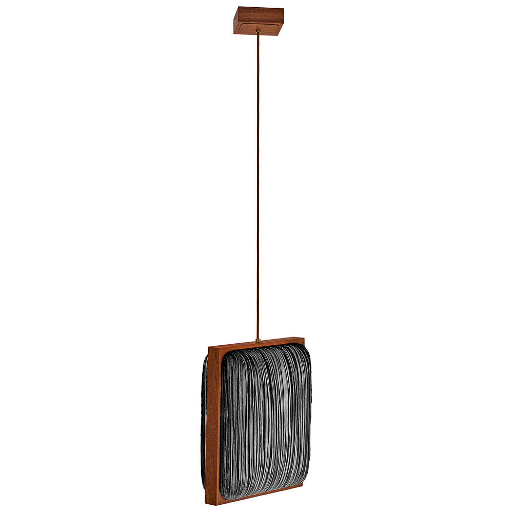 Simon Says Yes with Mahogany LED Pendant Light