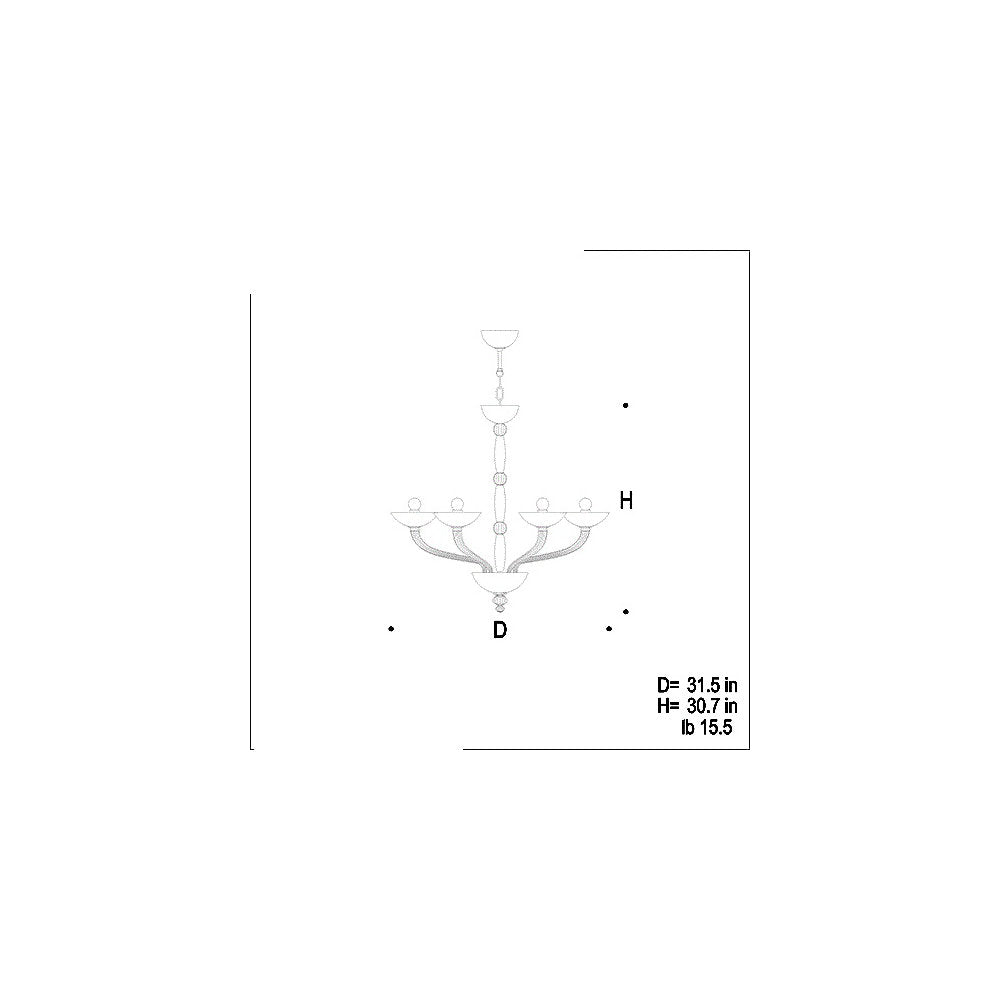 Antenoreo Chandelier