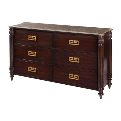 Theodore Alexander Alexa Hampton Duane Marble Commode