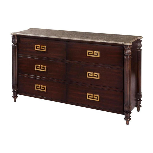 Theodore Alexander Alexa Hampton Duane Marble Commode