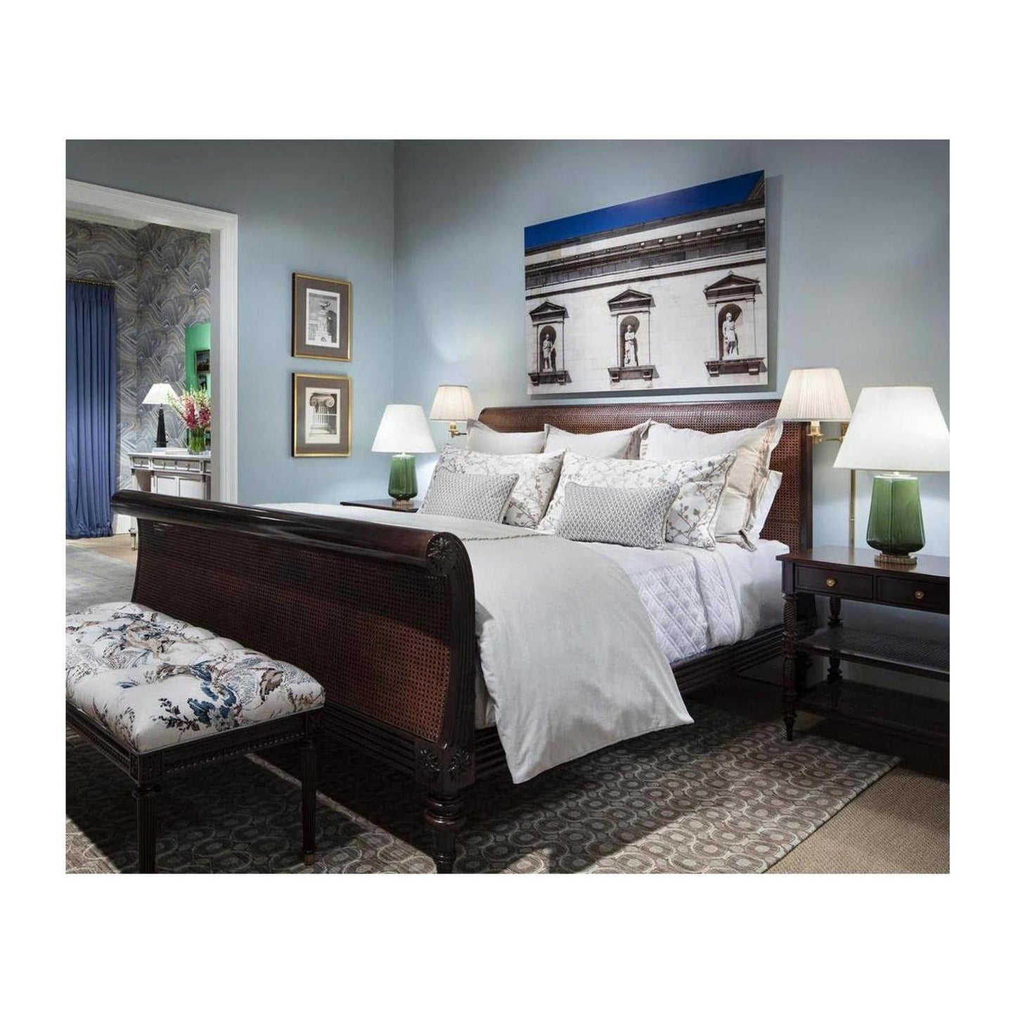 Theodore Alexander Denison Sleigh Bed