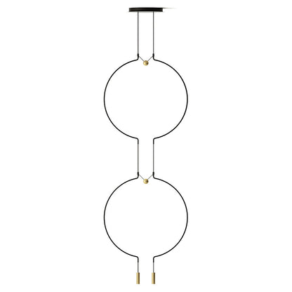 Liaison LED Round Double Pendant
