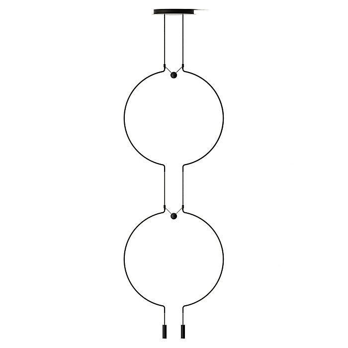 Liaison LED Round Double Pendant
