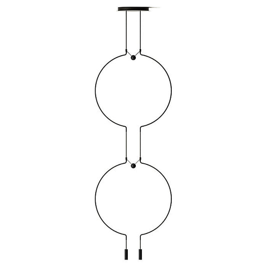 Liaison LED Round Double Pendant
