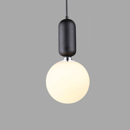 Aballs Pendant Light ? 9.8″ x H 16.9″ / Dia 25cm x H 43cm / Black + White Pendant light