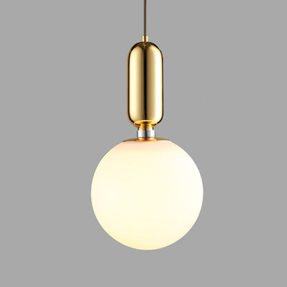 Aballs Pendant Light ? 11.8″ x H 18.8″ / Dia 30cm x H 48cm / Copper + White Pendant light
