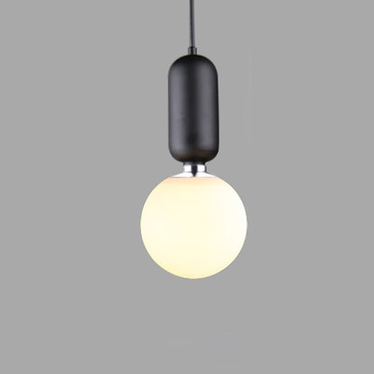 Aballs Pendant Light ? 7.9″ x H 15.8″ / Dia 20cm x H 40cm / Black + White Pendant light