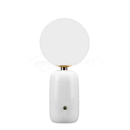 Kade Table Lamp ? 7.9″ x H 15.7″ / Dia 20cm x H 40cm / White + White / US Plug Table lamp
