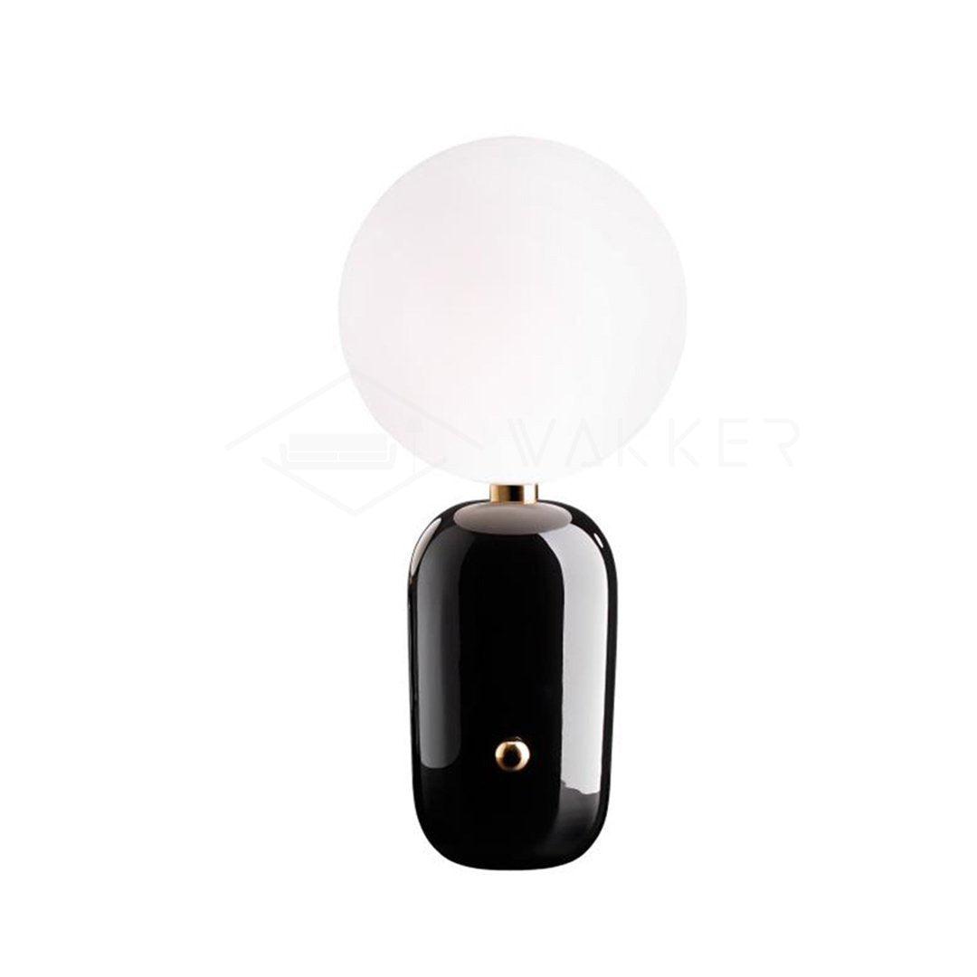 Kade Table Lamp ? 7.9″ x H 15.7″ / Dia 20cm x H 40cm / Black + White / US Plug Table lamp