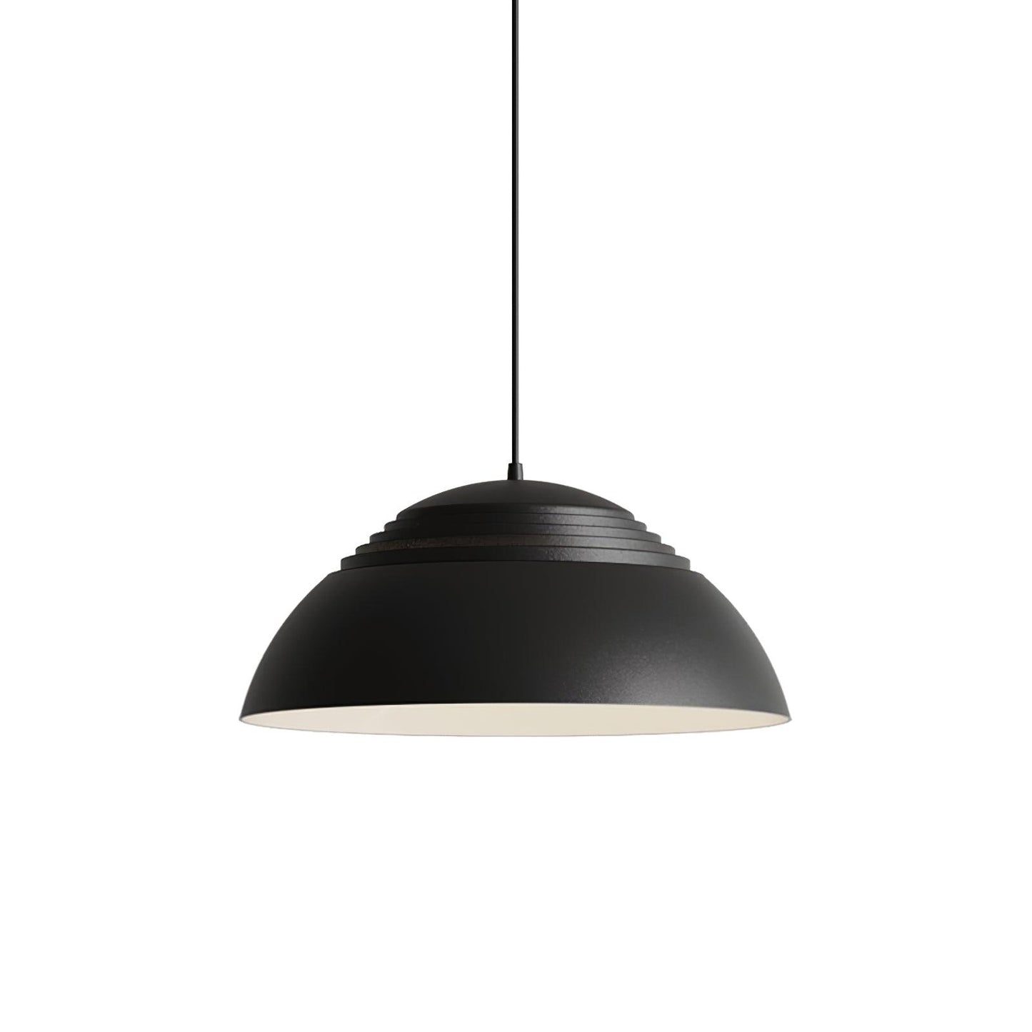Abat Jour Pendant Lamp Dia 19.7″ x H 9.1″ / Dia 50cm x H 23cm / Black Pendant light