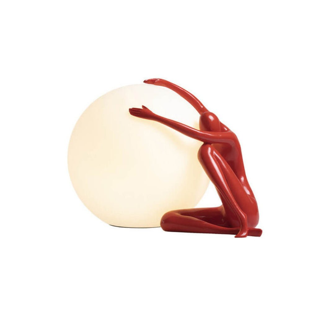 Humanoid Ball Holding Table Lamp Table lamp