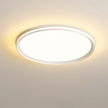 Acrylic Circular LED Ceiling Light ? 19.7″ x H 1.2″ / Dia 50cm x H 3cm / White / Three-Color Changing Light Ceiling lamp