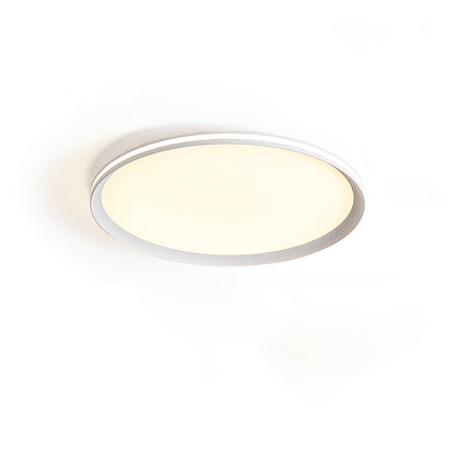 Acrylic Circular LED Ceiling Light ? 11.8″ x H 1.2″ / Dia 30cm x H 3cm / White / Three-Color Changing Light Ceiling lamp