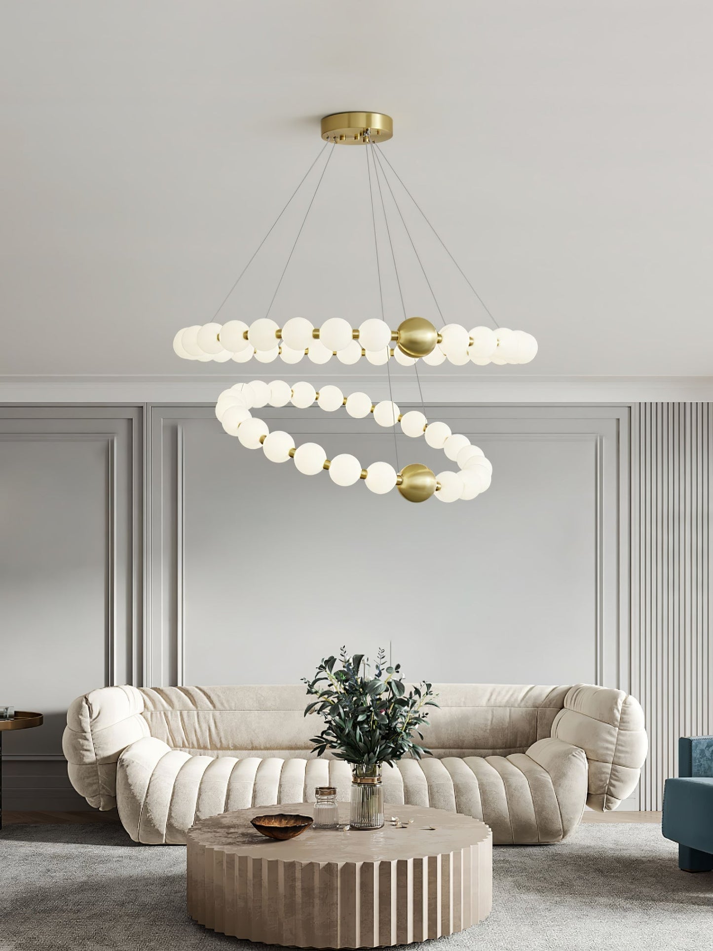 Acrylic Pearls Chandelier Chandelier