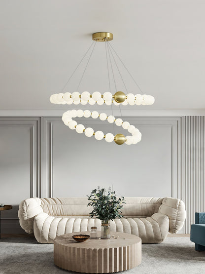 Acrylic Pearls Chandelier Chandelier