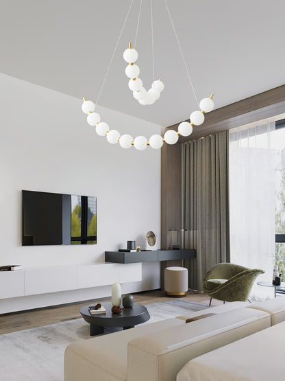 Acrylic Pearls Chandelier Chandelier