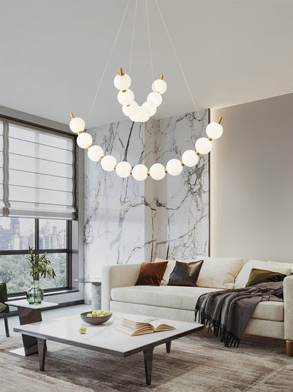 Acrylic Pearls Chandelier Chandelier