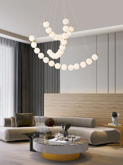 Acrylic Pearls Chandelier Chandelier