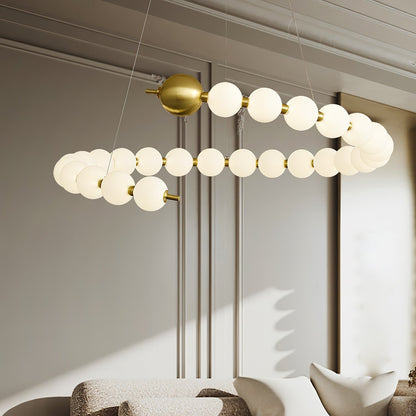 Acrylic Pearls Chandelier Chandelier