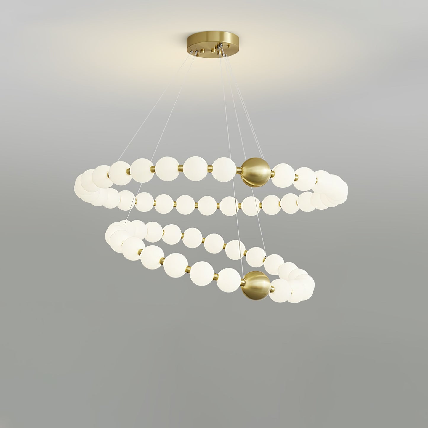 Acrylic Pearls Chandelier Chandelier