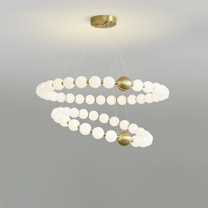 Acrylic Pearls Chandelier Chandelier