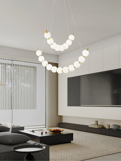 Acrylic Pearls Chandelier Chandelier