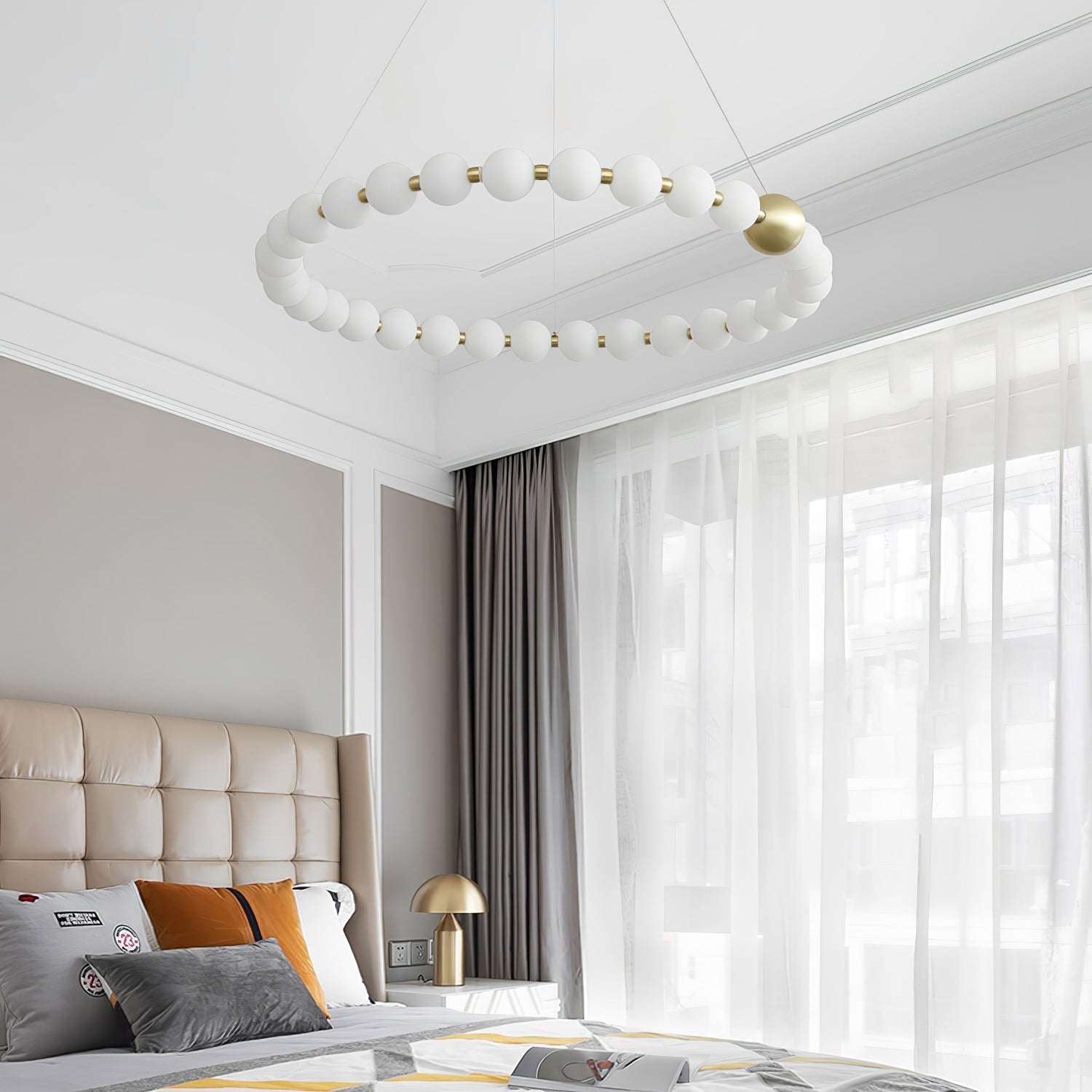 Acrylic Pearls Chandelier Chandelier