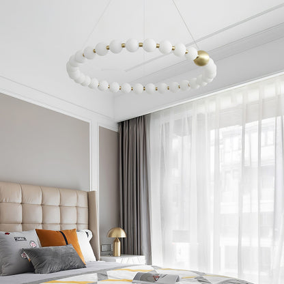 Acrylic Pearls Chandelier Chandelier