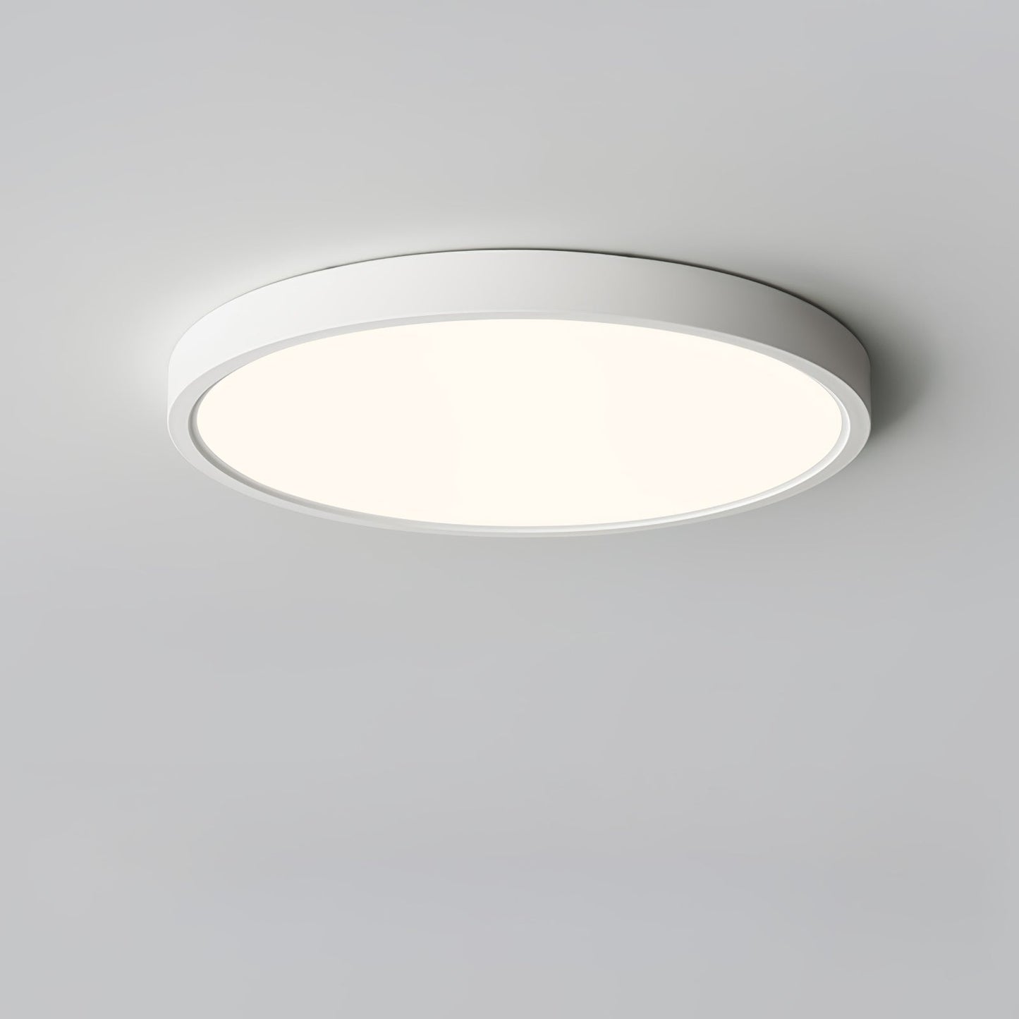 Acrylic Thinnest Round Ceiling Light Dia 15.7″ x H 0.98″ / Dia 40cm x H 2.5cm / White / Warm Light 1001 Ceiling lamp
