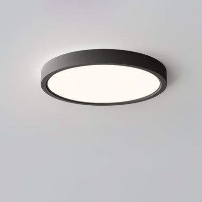 Acrylic Thinnest Round Ceiling Light Dia 11.8″ x H 0.98″ / Dia 30cm x H 2.5cm / Black / Warm Light 1001 Ceiling lamp