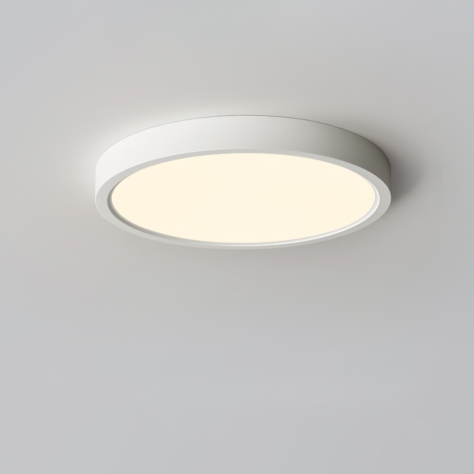 Acrylic Thinnest Round Ceiling Light Dia 9.1″ x H 0.98″ / Dia 23cm x H 2.5cm / White / Warm Light 1001 Ceiling lamp