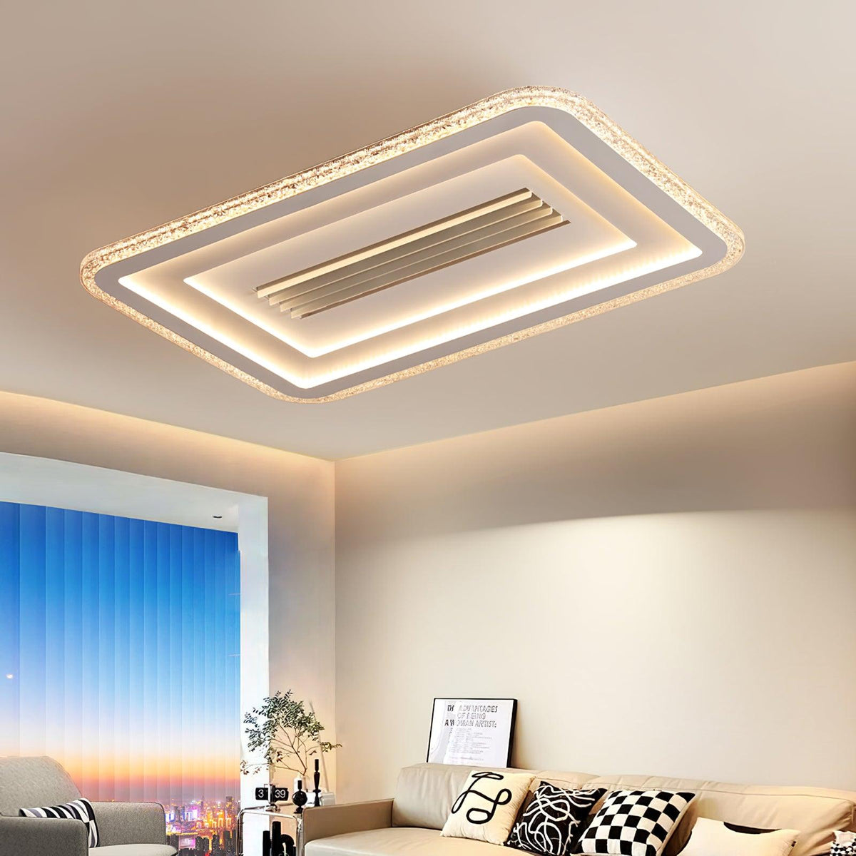 Acrylic Ultrathin Rectangle Ceiling Lamp Ceiling lamp