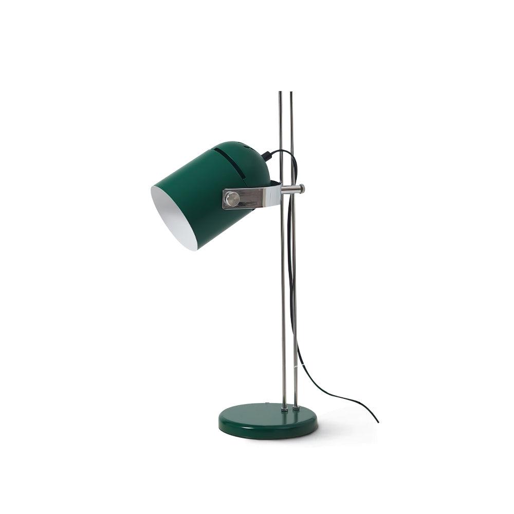 Adjusta Liftable Desk Lamp Dia 5.9″ x H 19.7″ / Dia 15cm x H 50cm / Chrome & Green / US Plug Table lamp