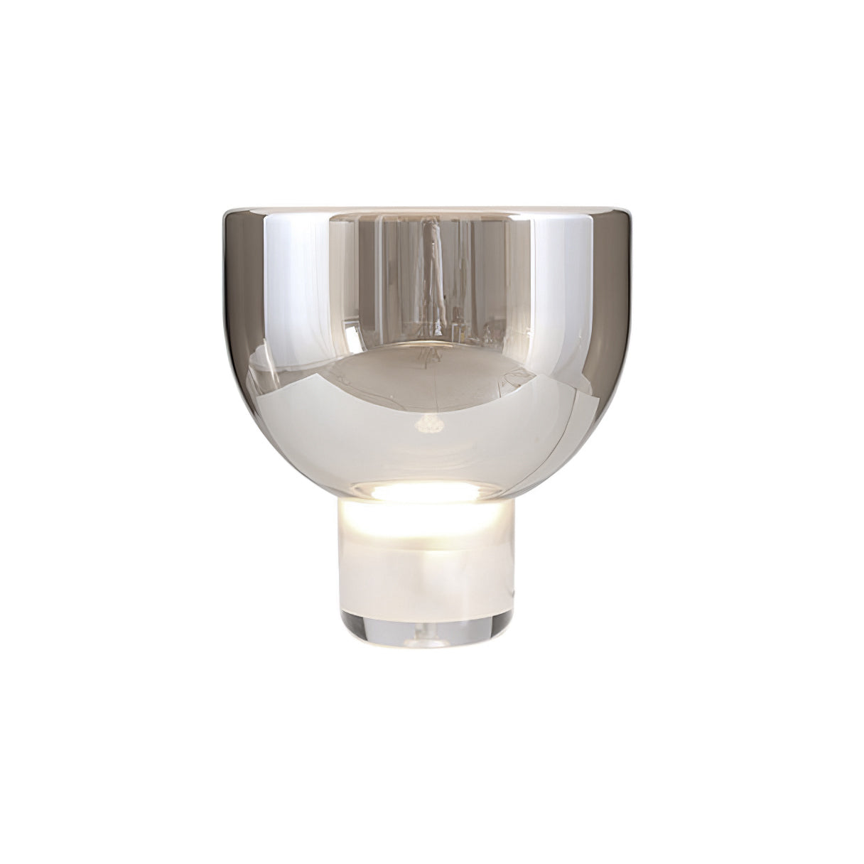 Aella Table Lamp Dia 12.5″ x H 13.3″ / Dia 32cm x H 34cm / Smoke grey / US plug Table lamp