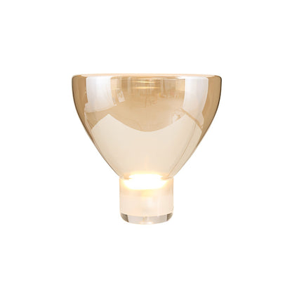 Aella Table Lamp Dia 14.9″ x H 14.5″ / Dia 38cm x H 37cm / Cognac / US plug Table lamp