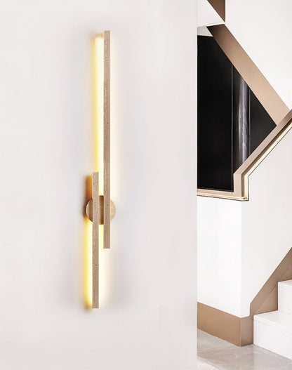 Aeris Travertine Wall Light