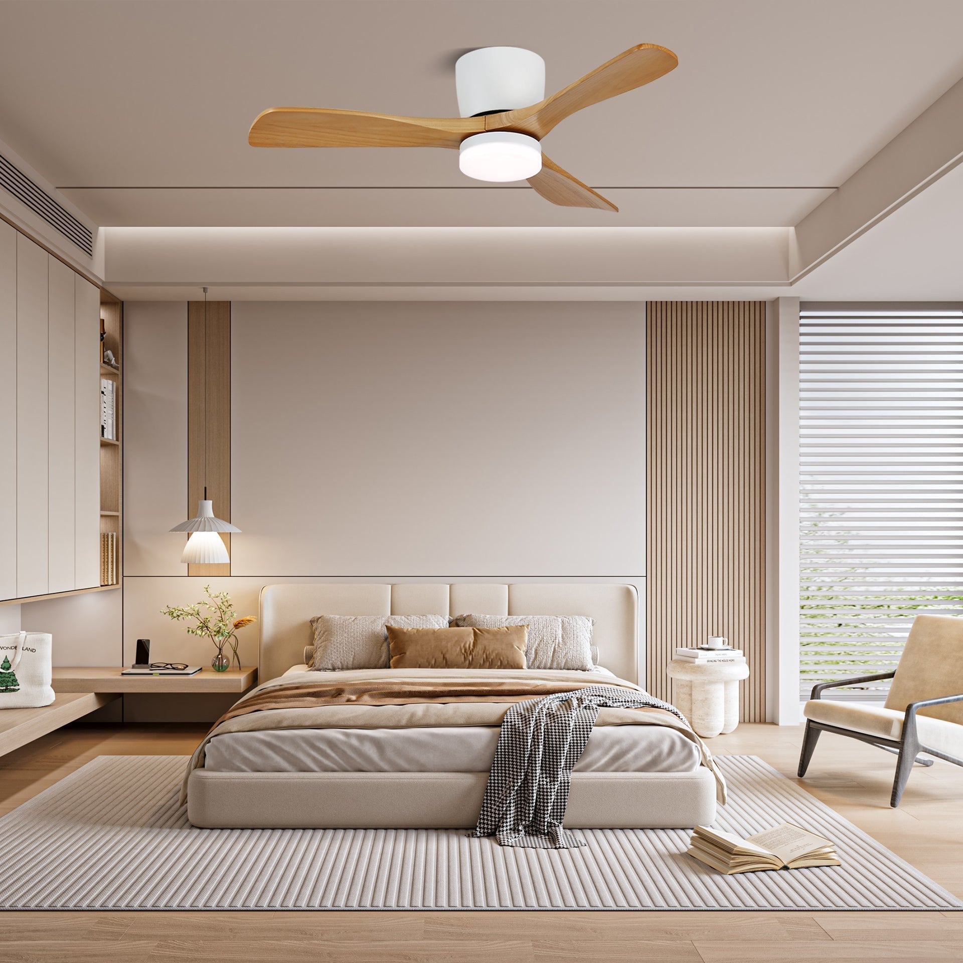 Aerodynamics Wooden 48’’/52’’ Ceiling Fan Light Ceiling fan light