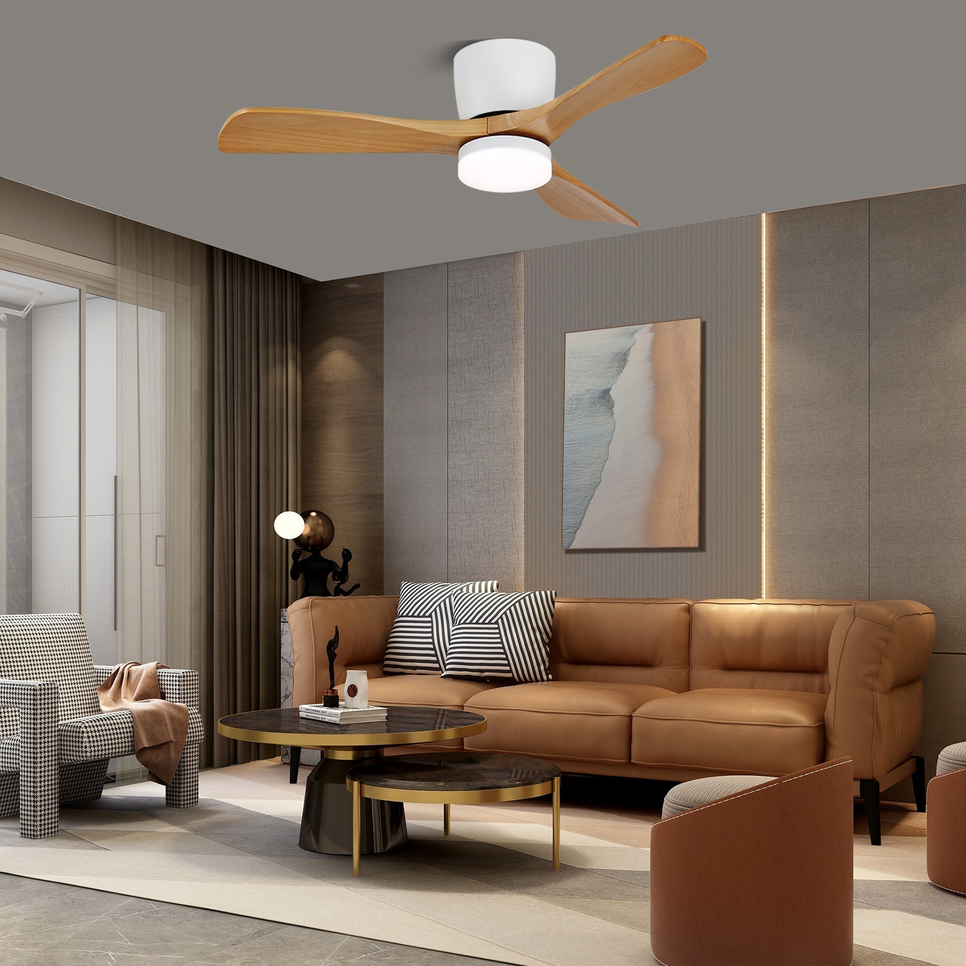 Aerodynamics Wooden 48’’/52’’ Ceiling Fan Light Ceiling fan light