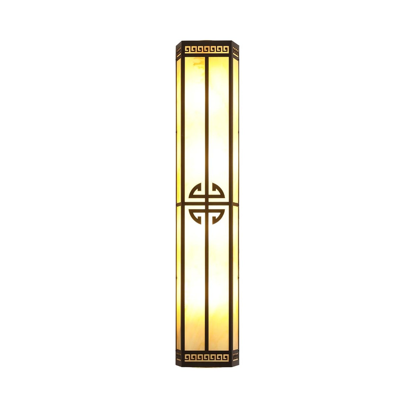 After Hours Outdoor Wall Light L 7.9″ x W 4.7″ x H 47.2″ / L 20cm x W 12cm x H 120cm / Black & White / Warm Light Wall