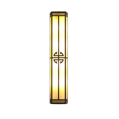 After Hours Outdoor Wall Light L 7.9″ x W 4.7″ x H 47.2″ / L 20cm x W 12cm x H 120cm / Black & White / Warm Light Wall