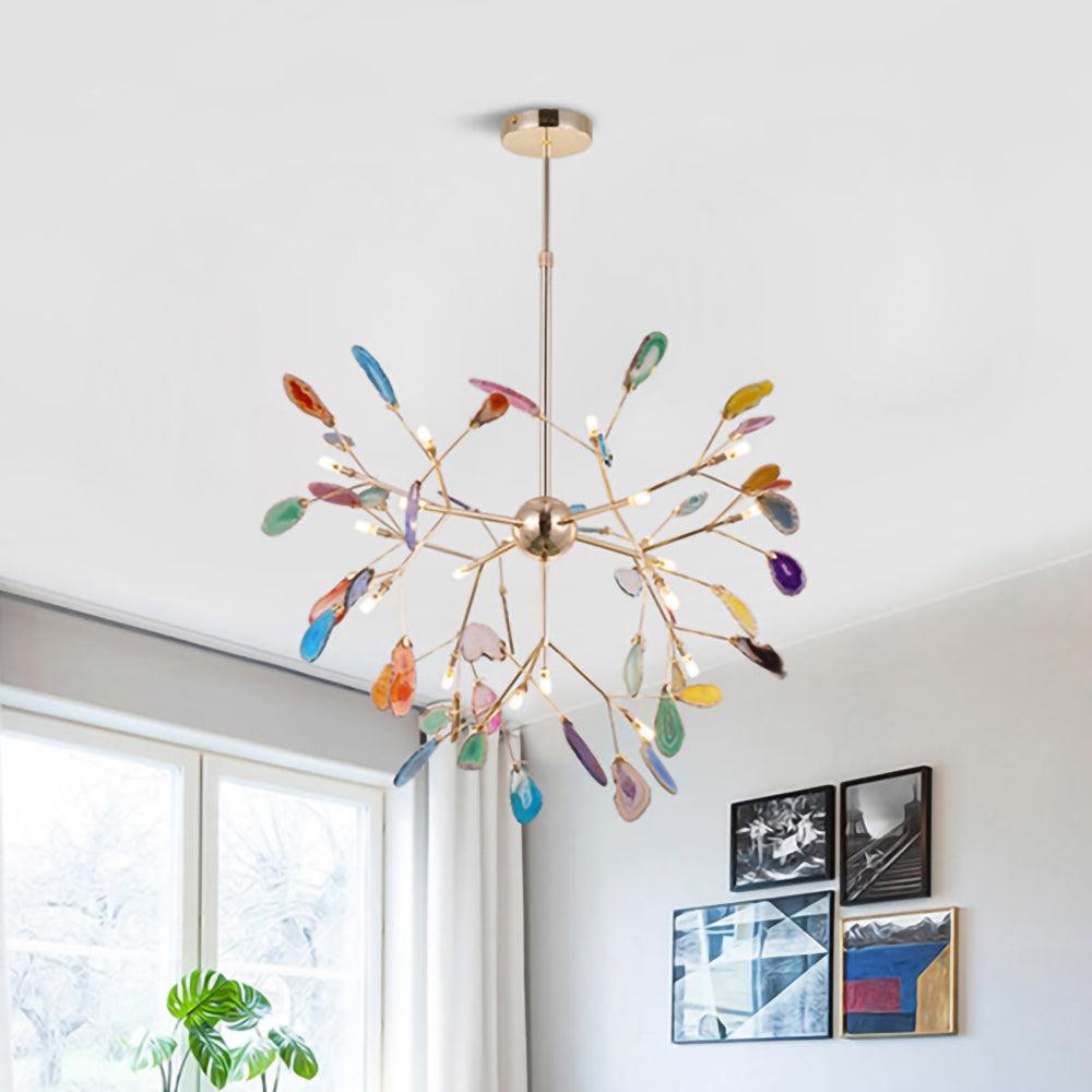 Agate Flake Chandelier Chandelier