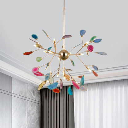 Agate Flake Chandelier Chandelier
