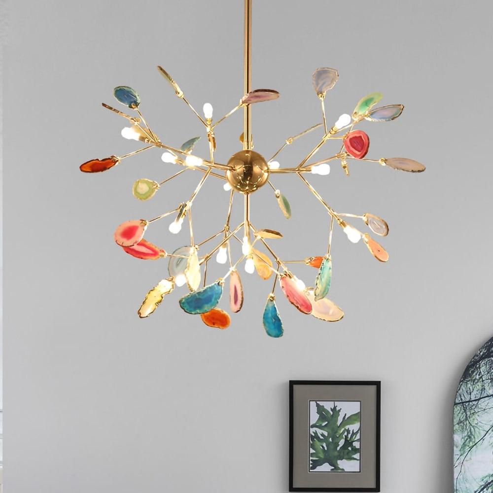 Agate Flake Chandelier Chandelier
