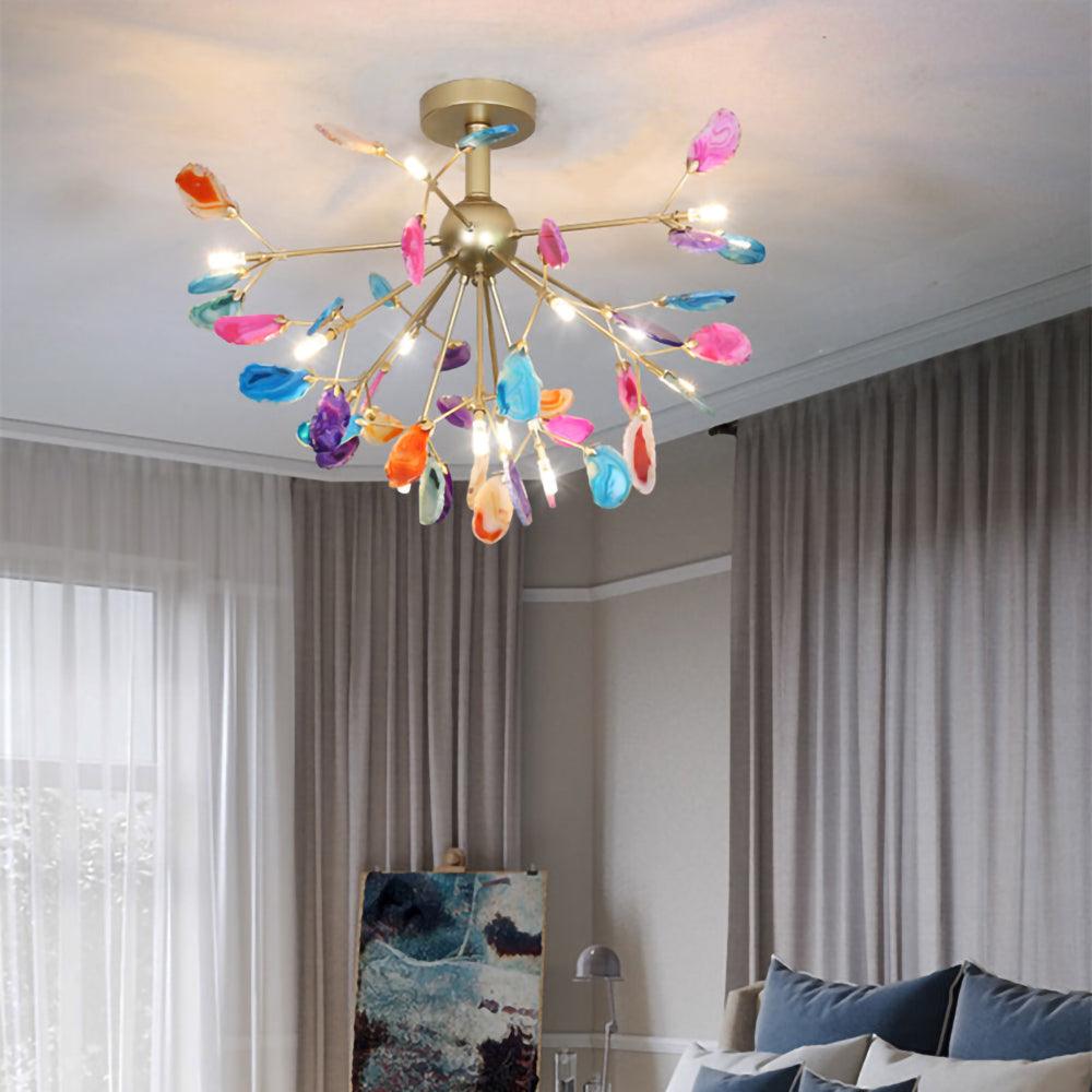 Agate Flake Chandelier Chandelier
